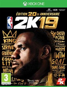 2k19 xbox one jaquette