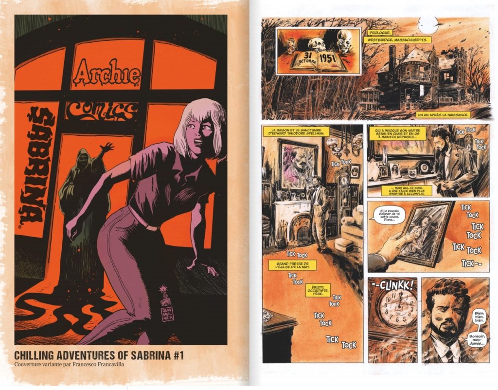 Avis Comics Glénat : Les nouvelles aventures de Sabrina blog gaming jeux video lageekroom