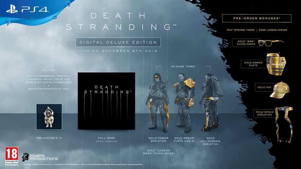 PlayStation 4 : Death Stranding : nouvelle vidéo, éditions spéciales et date de sortie