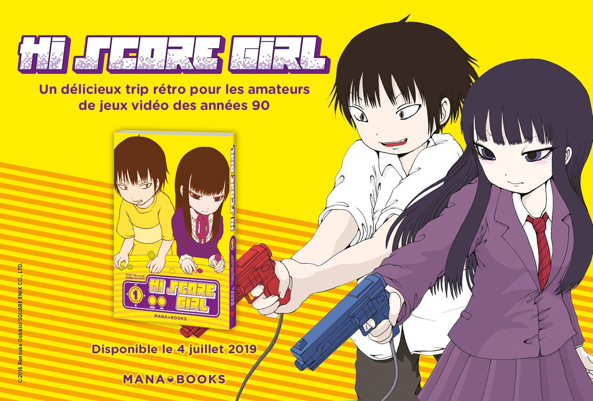 Avis Manga Mana Books : Hi Score Girl - Tome 1 blog manga lageekroom