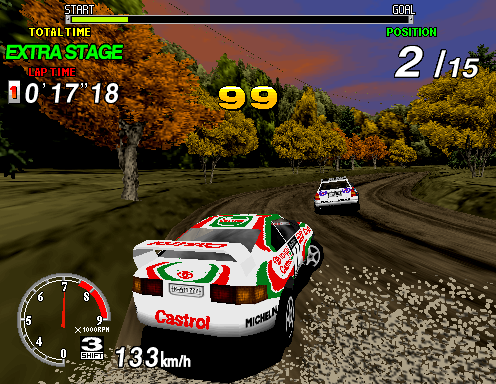 Sega Rally Saturn retrogaming