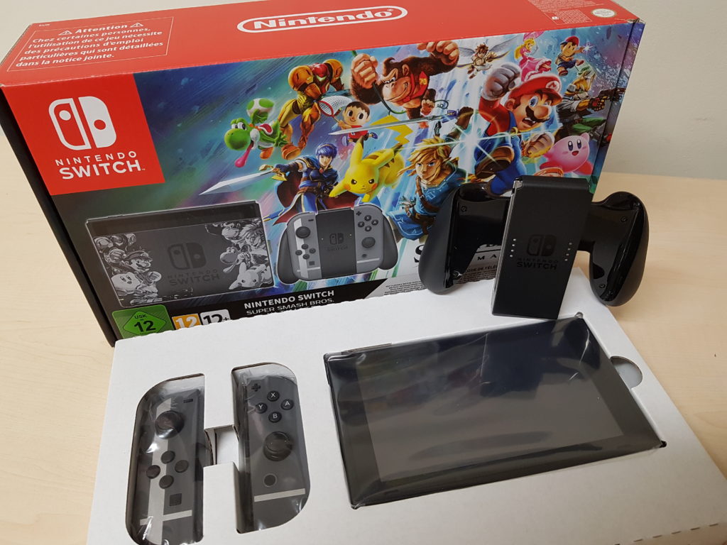 Déballage Unboxing Super Smash Bros Ultimate Nintendo Switch console collector blog gaming lageekroom 