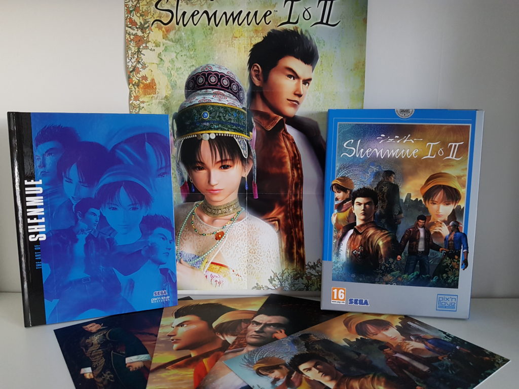 Unboxing édition limitée de Shenmue I & II Pix’n Love collector lageekroom blog gaming sega