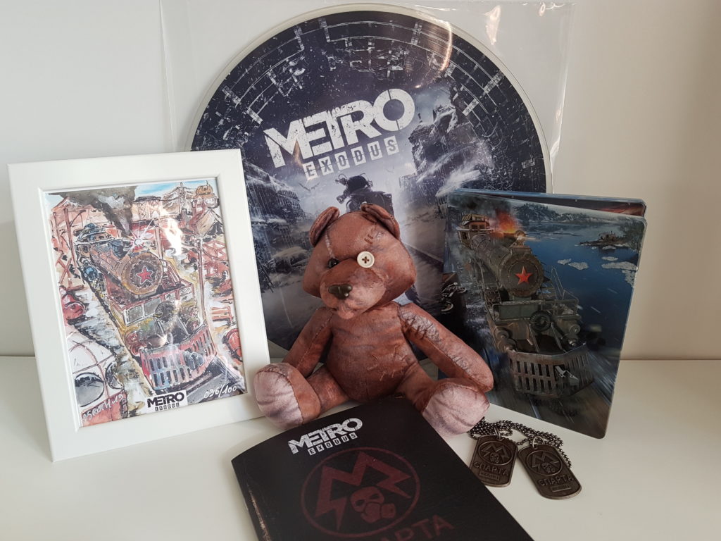 steelbook unboxing vinyle Metro Exodus blog gaming press kit aurora dossier de presse lageekroom koch media