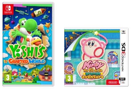 Yoshi Kirby switch 3ds blog gaming lageekroom jaquette fr