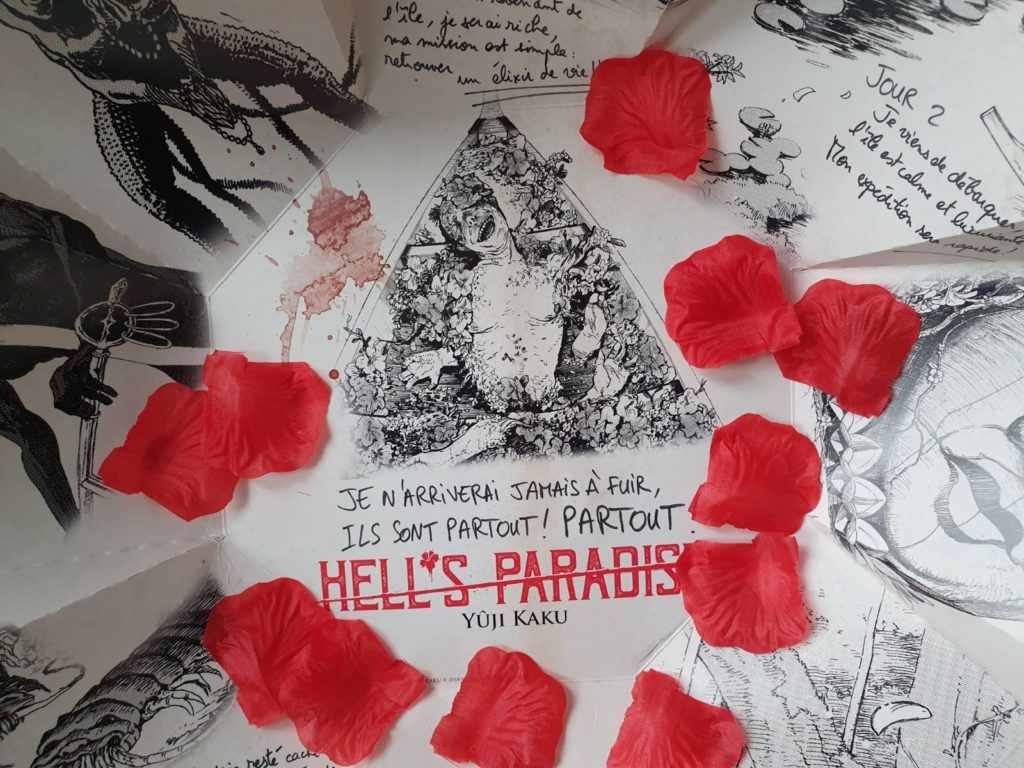 Avis Manga : Hell's Paradise, tome 1 + Unboxing du Press Kit blog gaming Kazé lageekroom