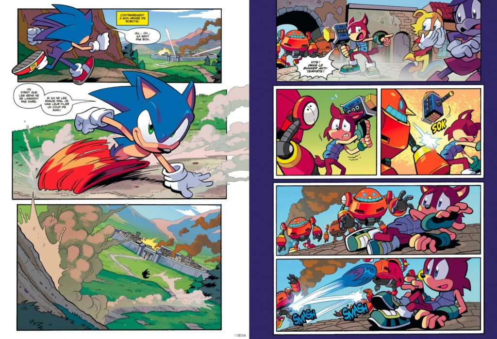 Avis Bande dessinée : Sonic The Hedgehog Tome 1 et Tome 2 chez Mana Books blog jeux video BD