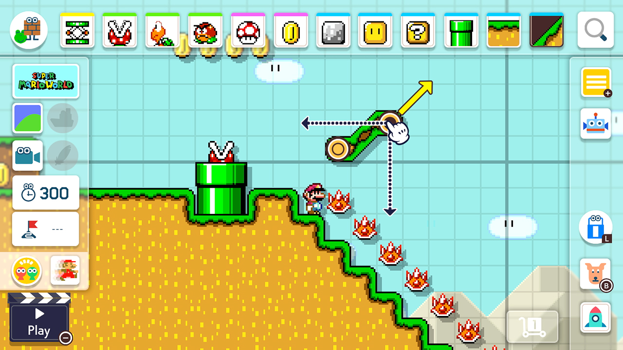 TEST : Super Mario Maker 2, vers l'infini et au delà ! blog jeux video lageekroom Nintendo Switch