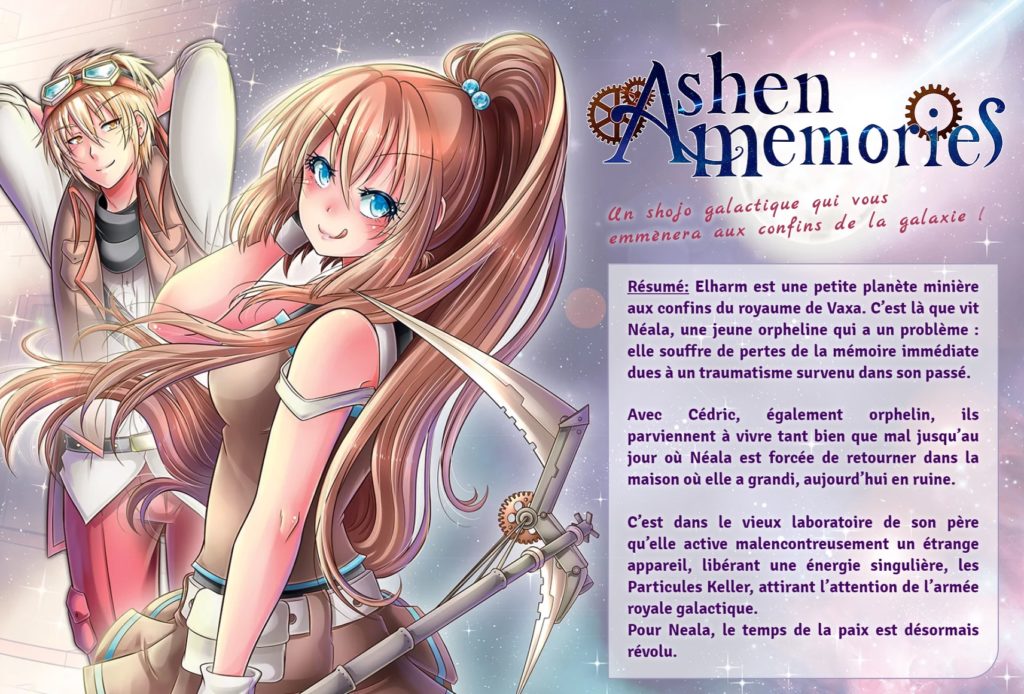 Avis Manga Editions H2T : Ashen Memories - Tome 1
