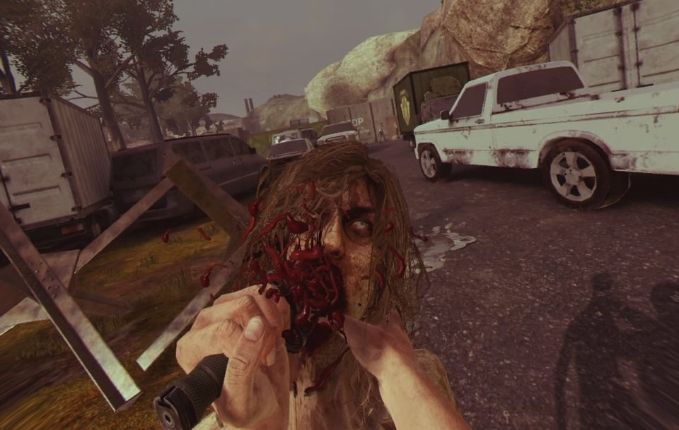 TEST PlayStation VR : The Walking Dead Onslaught blog jeux video gaming lageekroom