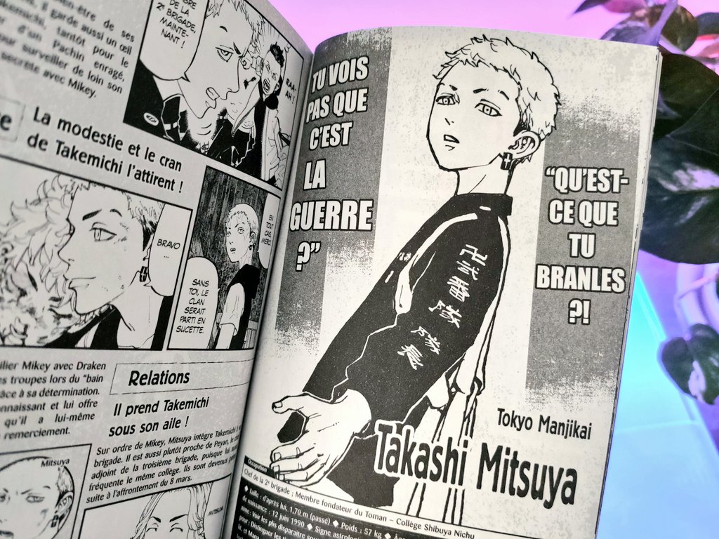 Avis Manga Glénat : Tokyo Revengers - Character Book - Tomes 1 et 2