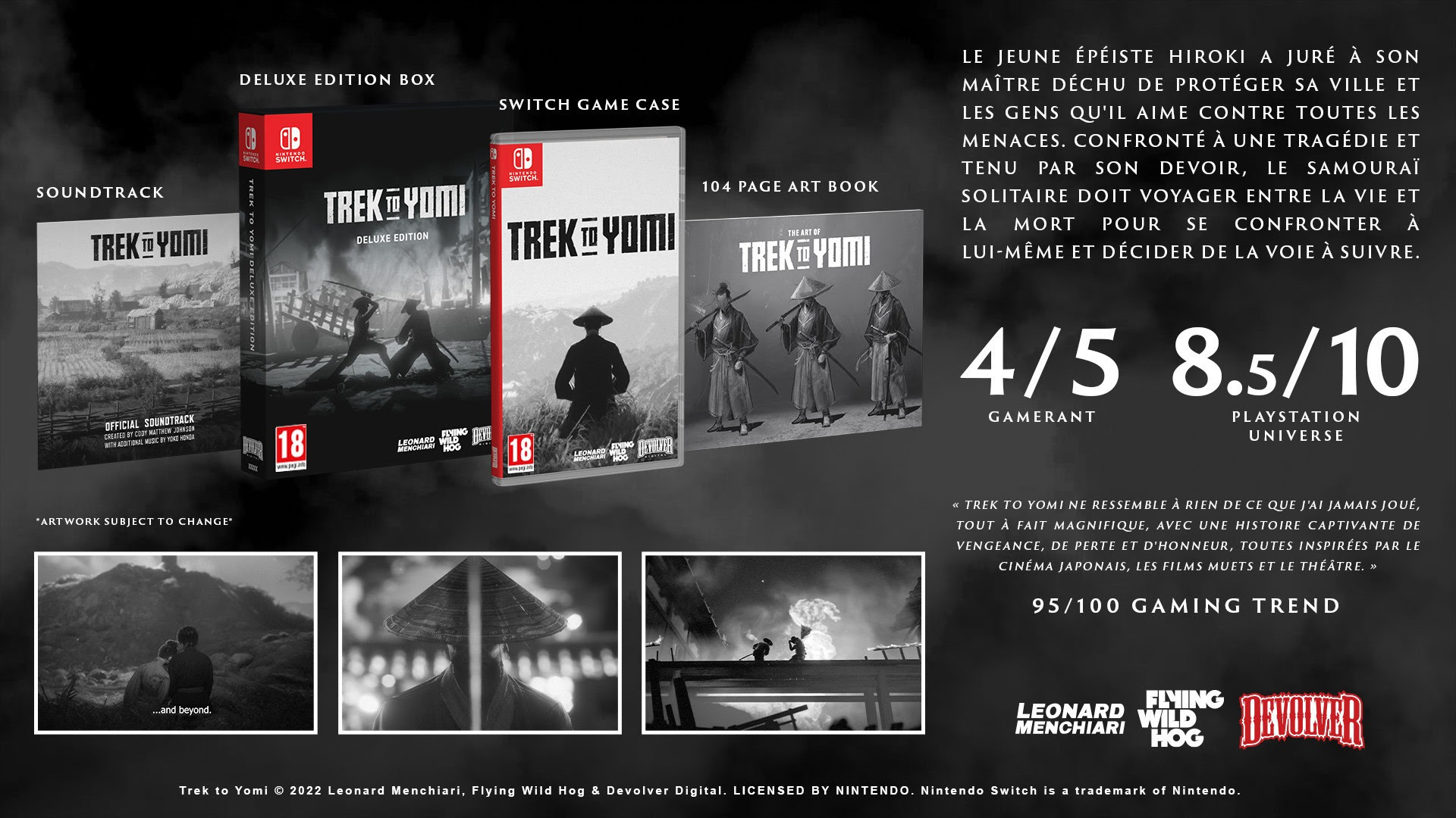 Trek to Yomi : des éditions physiques sur Playstation et Switch le 5 mai 2023