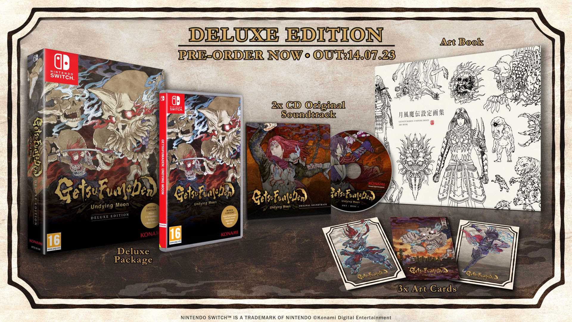 GetsuFumaDen: Undying Moon éditions Deluxe