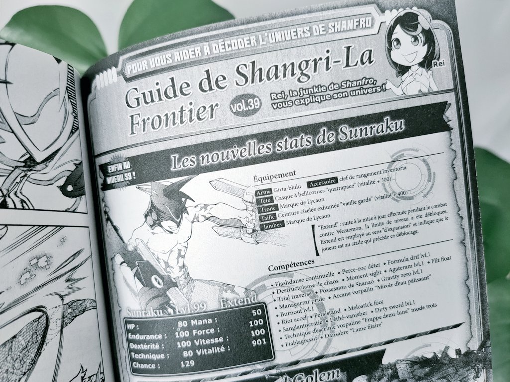 Avis Manga Glénat : Shangri-La Frontier - Tome 9