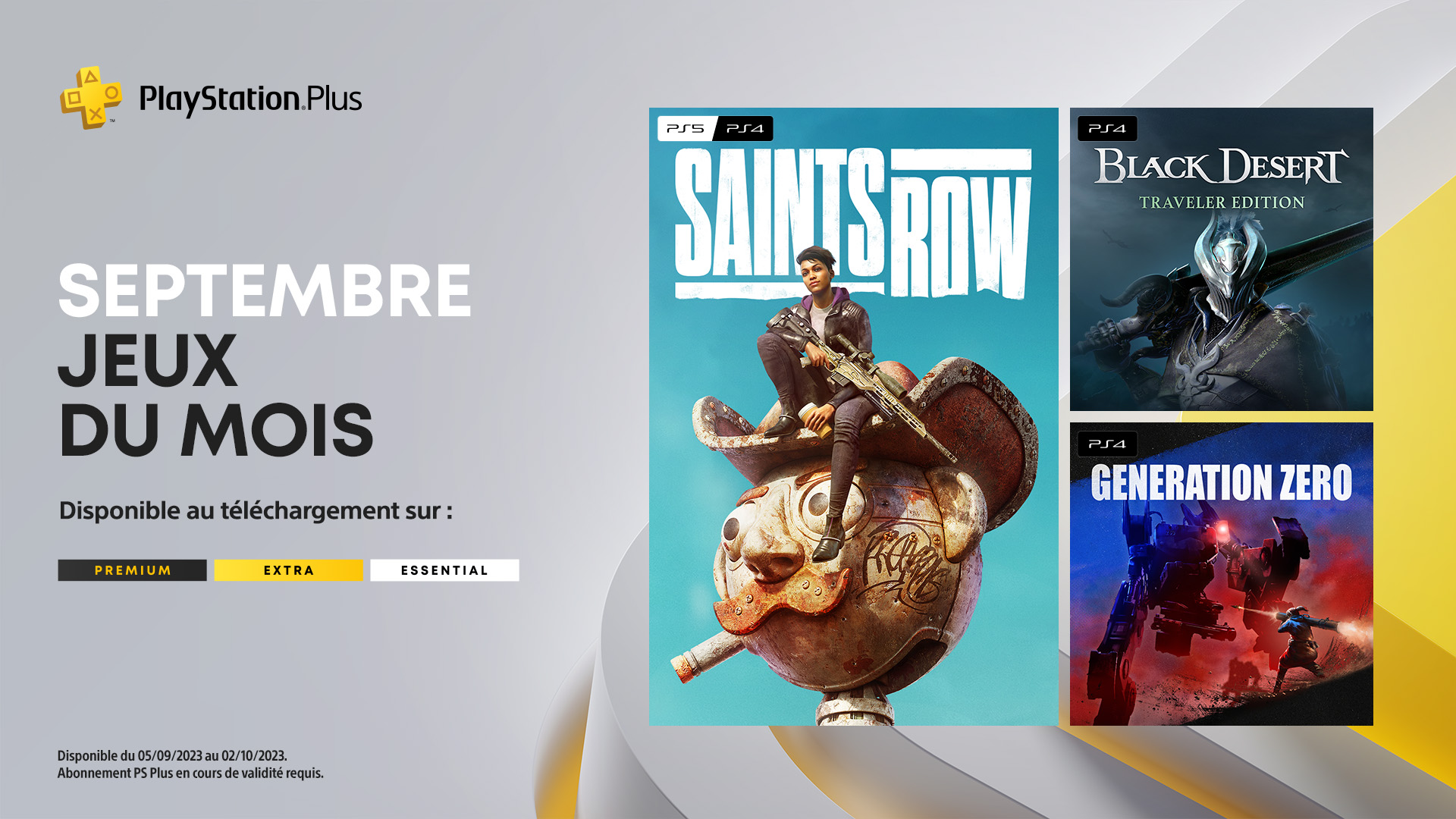 Les jeux mensuels PlayStation Plus de septembre 2023 se dévoilent Lageekroom