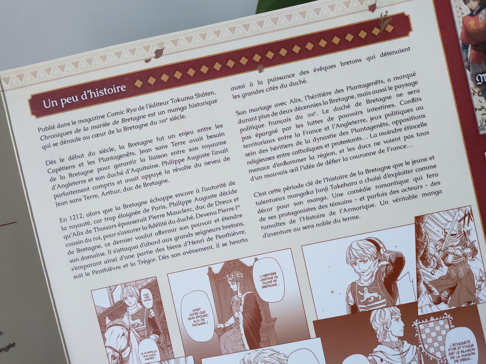 Avis manga Kurokawa : Chroniques de la Mariée de Bretagne