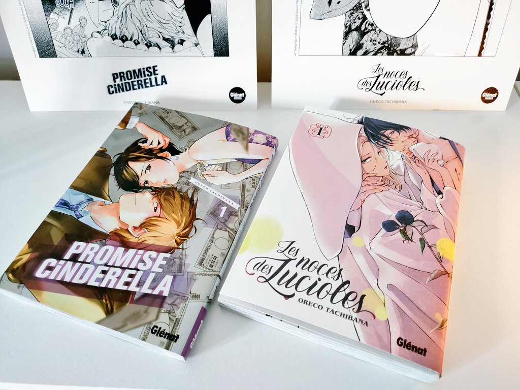 Avis manga Glénat : Les Noces des Lucioles et Promise Cinderella