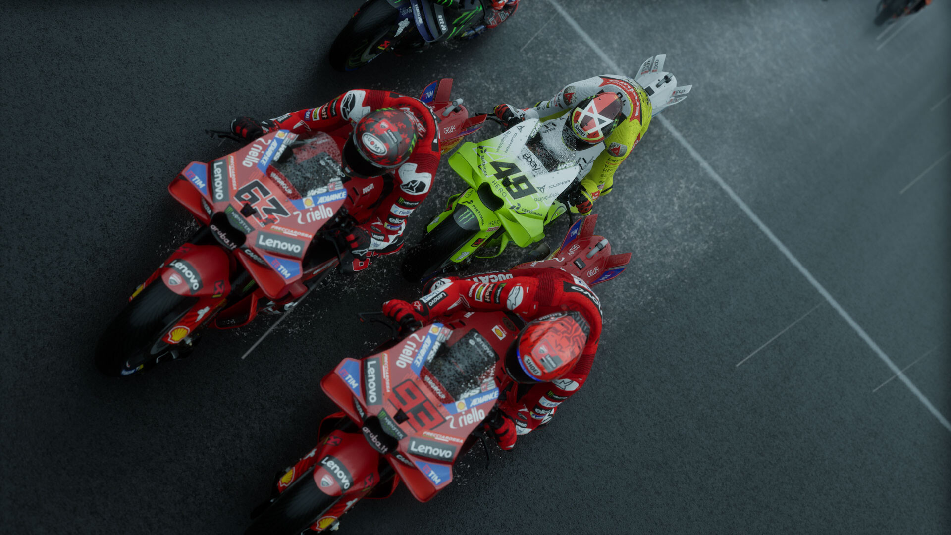 moto gp 25 screen