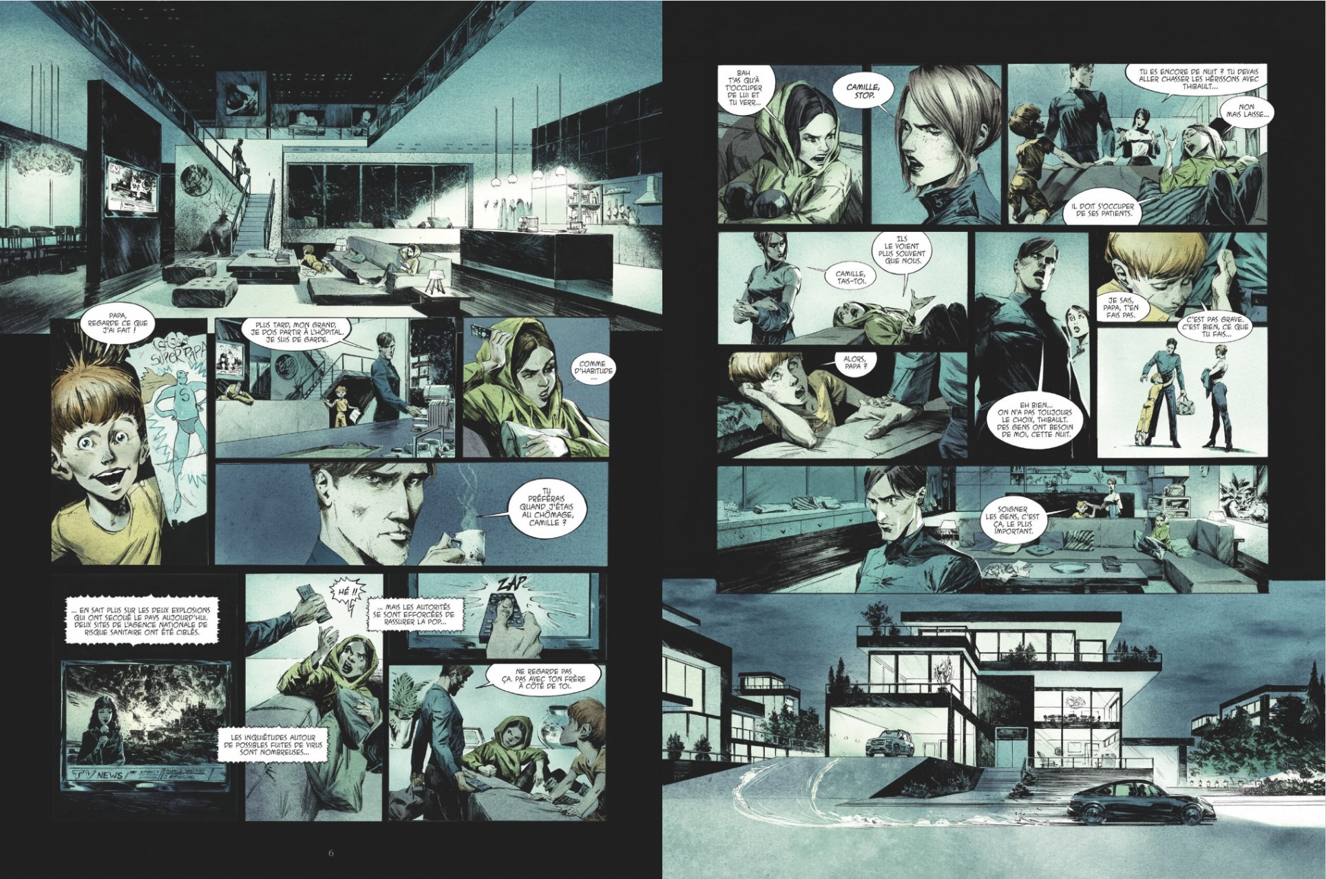 le serment glénat extrait planche bd janvier 2026