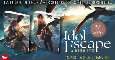 Avis manga Glénat : Idol Escape – Tomes 1 et 2 (série complète)