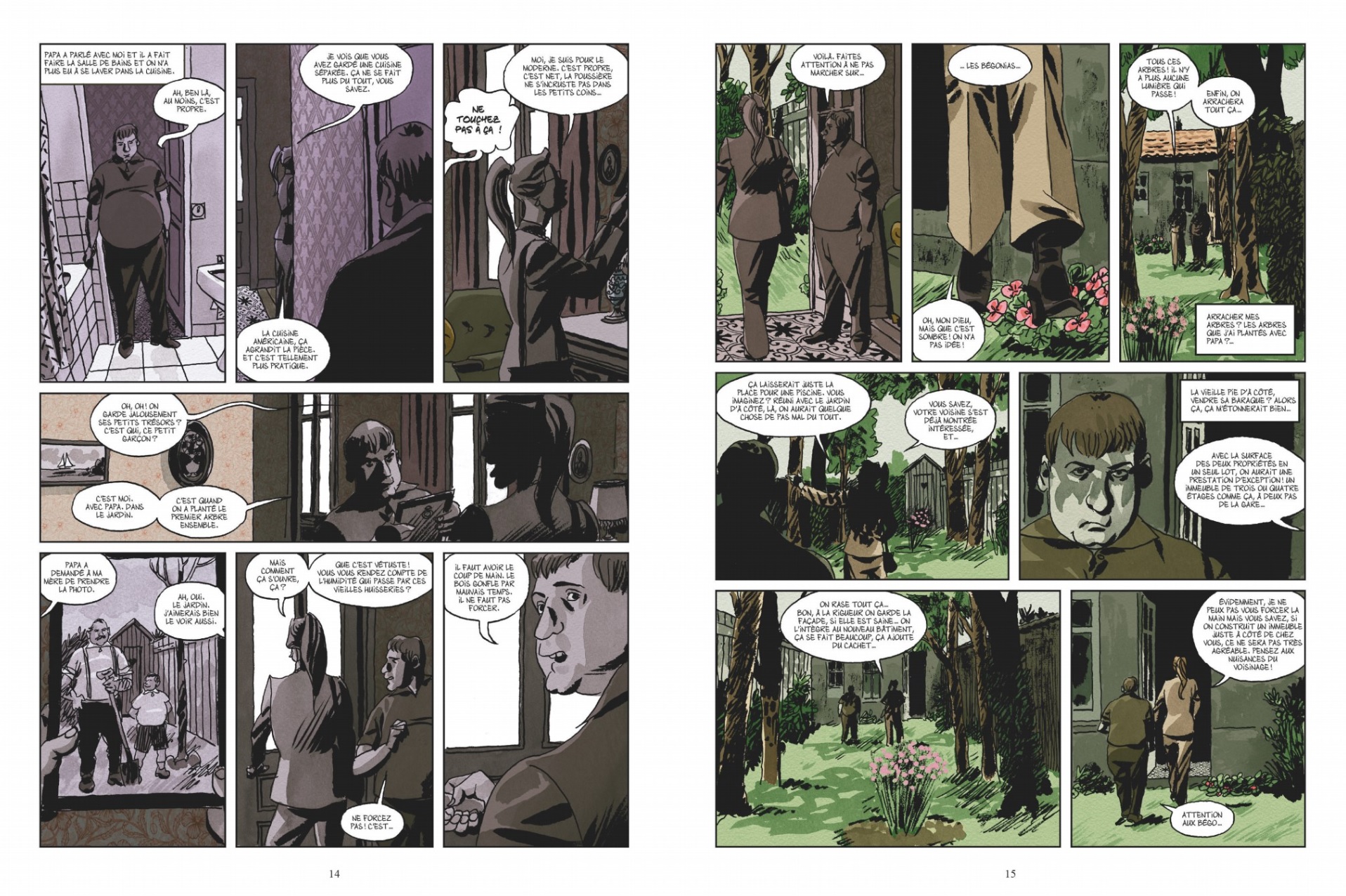 Le pepere glénat planche extrait