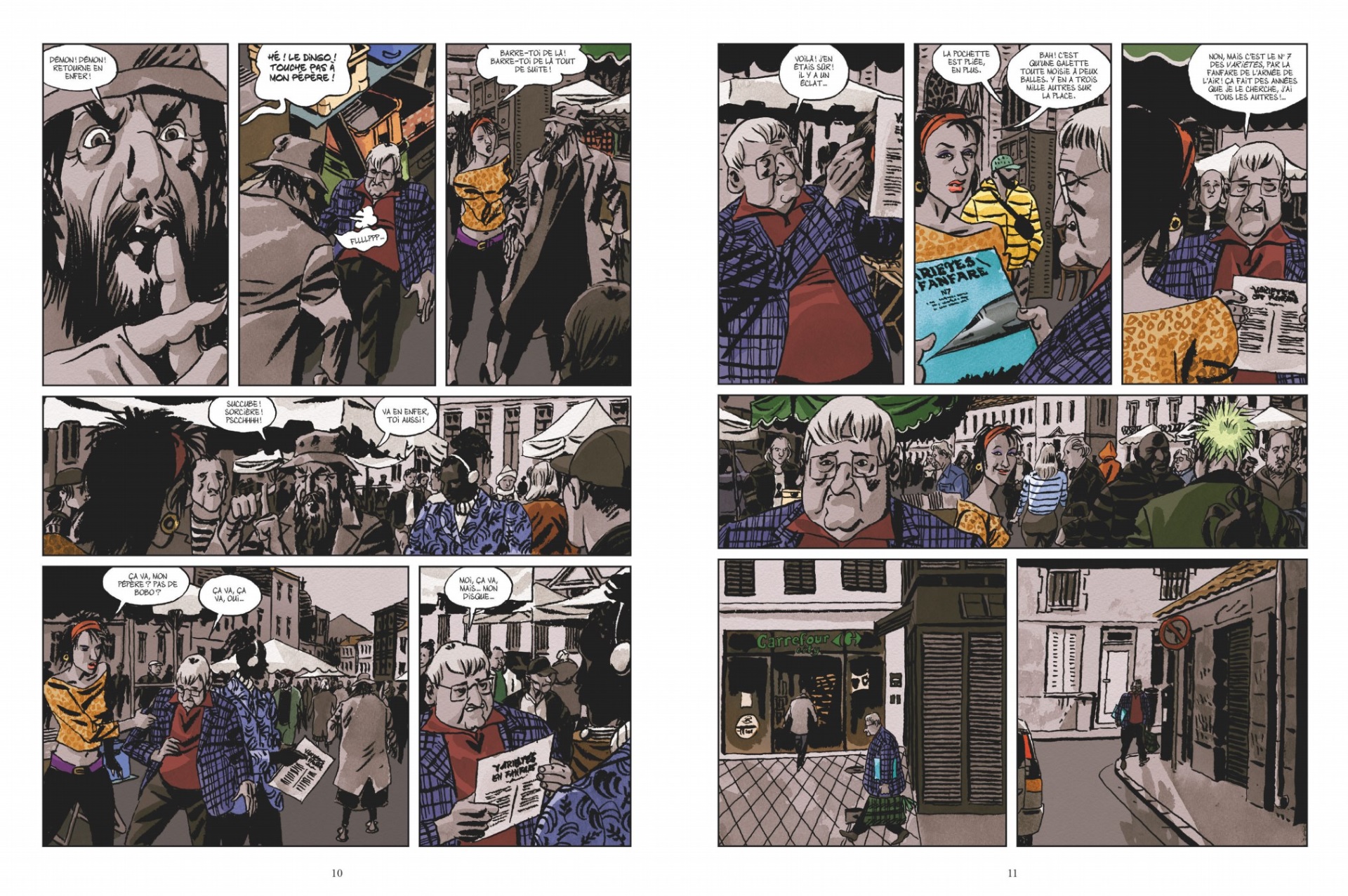 Le pepere glénat planche extrait