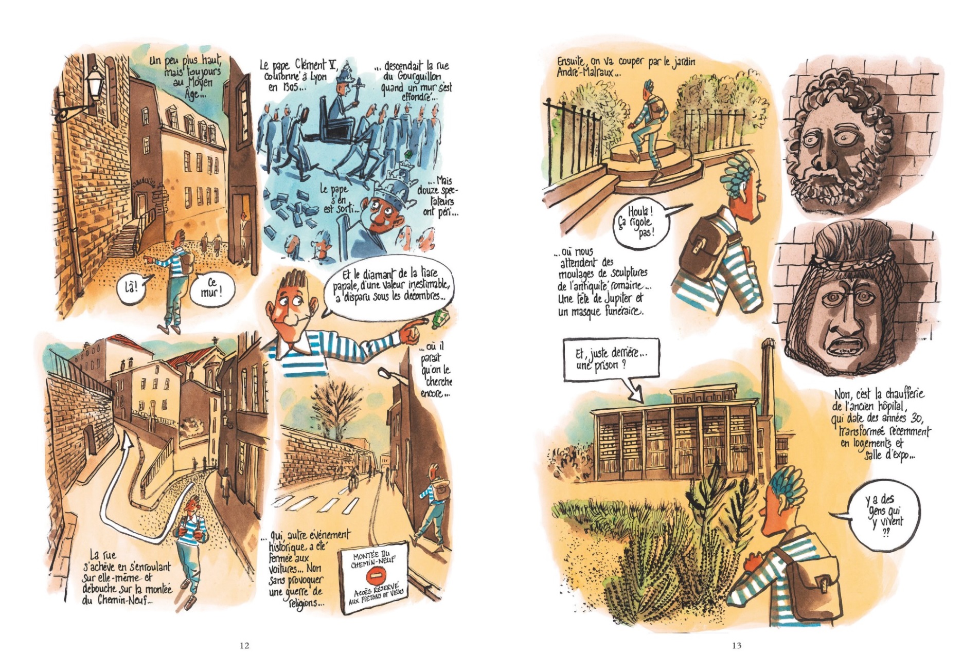 le pieton de lyon extrait planche